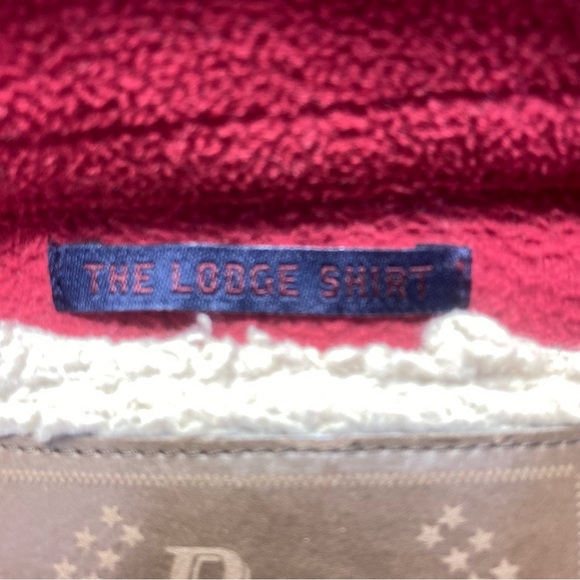 Bass Red Fleece Pullover Jacket Sherpa Lined Size L - Picture 11 of 14